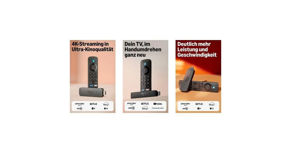 Die besten Streaming-Sticks für den Fernseher